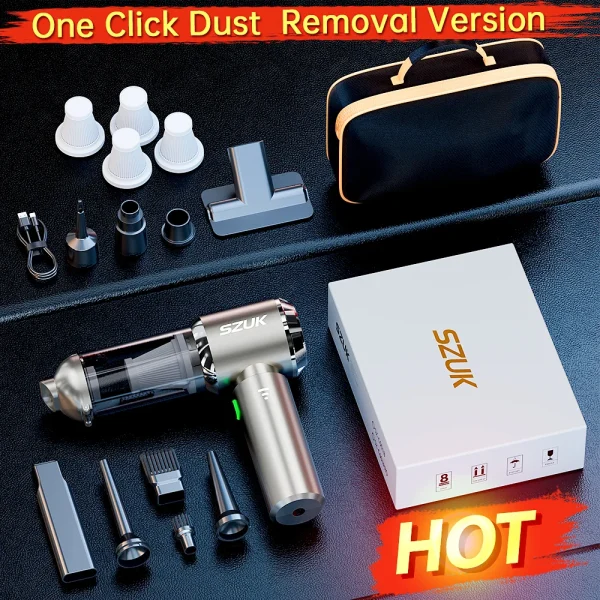 SZUK New Mini Vacuum Cleaner 985000Pa Wireless Vacuum Cleaner Powerful Suction Handheld Portable Vacuum Cleaner - Image 13