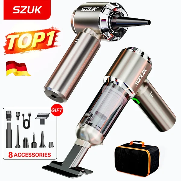 SZUK New Mini Vacuum Cleaner 985000Pa Wireless Vacuum Cleaner Powerful Suction Handheld Portable Vacuum Cleaner